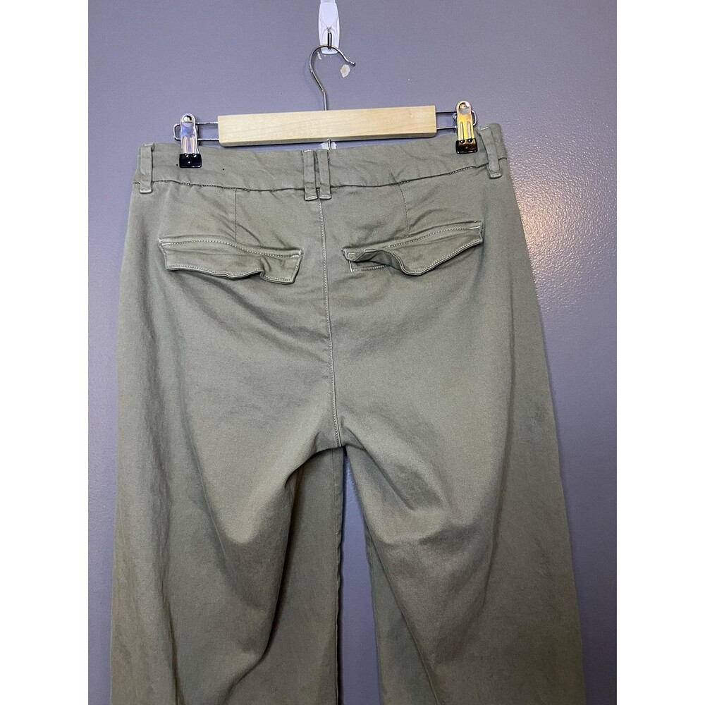 American Eagle Outfitters Pants Womens 4 Green Convertible Stretch Twill Khakis - Picture 6 of 13